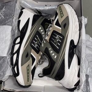 Javi Sway Size 12 Men Chunky Sneakers Olive Black Beige W Box Worn Once